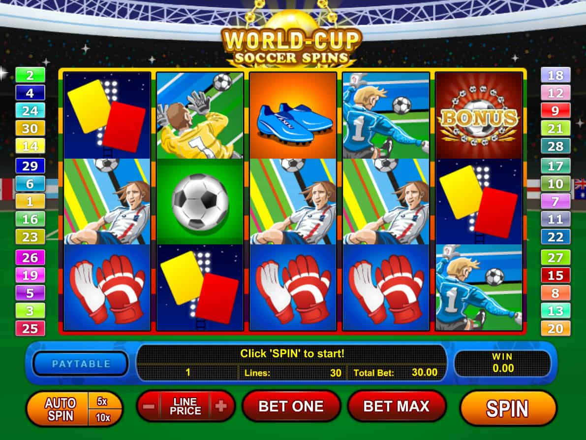 World Soccer Slot ย้อนรอยฟุตบอลโลก มาลุ้นแจ็คพอตสล็อตกันเถอะ